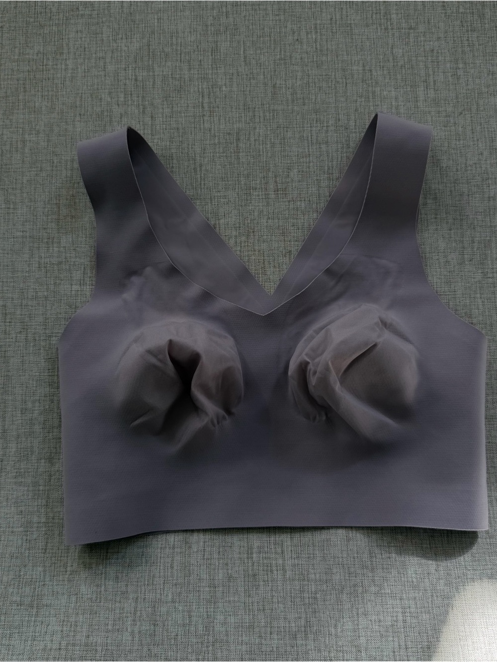 Evelyn Bobbie Seamless Unlined Wirefree Bra Lavender Size XS - Picture 3 of 5